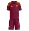 Billige AS Roma Gianluca Mancini #23 Hjemmebanetrøje Børn 2025-26 Kort ærmer (+ bukser)