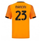 Billige AS Roma Gianluca Mancini #23 Udebanetrøje 2025-26 Kort ærmer