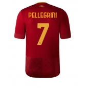 Billige AS Roma Lorenzo Pellegrini #7 Hjemmebanetrøje 2022-23 Kort ærmer