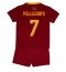 Billige AS Roma Lorenzo Pellegrini #7 Hjemmebanetrøje Børn 2022-23 Kort ærmer (+ bukser)