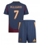 Billige AS Roma Lorenzo Pellegrini #7 Tredje trøje Børn 2024-25 Kort ærmer (+ bukser)