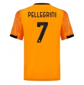 Billige AS Roma Lorenzo Pellegrini #7 Udebanetrøje 2025-26 Kort ærmer