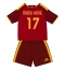 Billige AS Roma Manu Kone #17 Hjemmebanetrøje Børn 2026-27 Kort ærmer (+ bukser)