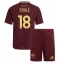 Billige AS Roma Matias Soule #18 Hjemmebanetrøje Børn 2024-25 Kort ærmer (+ bukser)