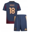 Billige AS Roma Matias Soule #18 Tredje trøje Børn 2024-25 Kort ærmer (+ bukser)