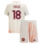 Billige AS Roma Matias Soule #18 Udebanetrøje Børn 2024-25 Kort ærmer (+ bukser)