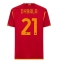 Billige AS Roma Paulo Dybala #21 Hjemmebanetrøje 2023-24 Kort ærmer