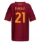 Billige AS Roma Paulo Dybala #21 Hjemmebanetrøje Dame 2025-26 Kort ærmer