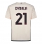 Billige AS Roma Paulo Dybala #21 Udebanetrøje 2023-24 Kort ærmer