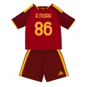 Billige AS Roma Rodrigo Mora #86 Hjemmebanetrøje Børn 2026-27 Kort ærmer (+ bukser)
