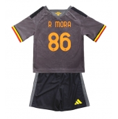 Billige AS Roma Rodrigo Mora #86 Tredje trøje Børn 2026-27 Kort ærmer (+ bukser)
