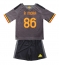 Billige AS Roma Rodrigo Mora #86 Tredje trøje Børn 2026-27 Kort ærmer (+ bukser)