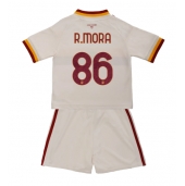 Billige AS Roma Rodrigo Mora #86 Udebanetrøje Børn 2026-27 Kort ærmer (+ bukser)