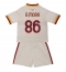 Billige AS Roma Rodrigo Mora #86 Udebanetrøje Børn 2026-27 Kort ærmer (+ bukser)