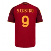 Billige AS Roma Santiago Castro #9 Hjemmebanetrøje 2026-27 Kort ærmer