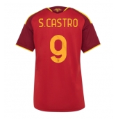 Billige AS Roma Santiago Castro #9 Hjemmebanetrøje Dame 2026-27 Kort ærmer