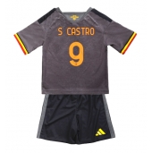Billige AS Roma Santiago Castro #9 Tredje trøje Børn 2026-27 Kort ærmer (+ bukser)