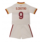 Billige AS Roma Santiago Castro #9 Udebanetrøje Børn 2026-27 Kort ærmer (+ bukser)