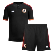 Billige AS Roma Tredje trøje Børn 2023-24 Kort ærmer (+ bukser)