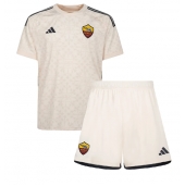 Billige AS Roma Udebanetrøje Børn 2023-24 Kort ærmer (+ bukser)
