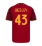 Billige AS Roma Wesley Franca #43 Hjemmebanetrøje 2026-27 Kort ærmer