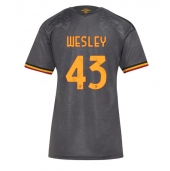 Billige AS Roma Wesley Franca #43 Tredje trøje Dame 2026-27 Kort ærmer