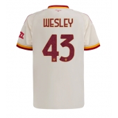 Billige AS Roma Wesley Franca #43 Udebanetrøje 2026-27 Kort ærmer