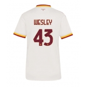 Billige AS Roma Wesley Franca #43 Udebanetrøje Dame 2026-27 Kort ærmer