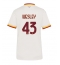 Billige AS Roma Wesley Franca #43 Udebanetrøje Dame 2026-27 Kort ærmer