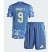 Billige Ajax Brian Brobbey #9 Udebanetrøje Børn 2024-25 Kort ærmer (+ bukser)