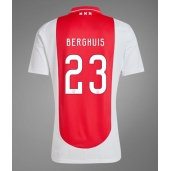Billige Ajax Steven Berghuis #23 Hjemmebanetrøje 2024-25 Kort ærmer