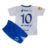 Billige Al-Hilal Neymar Jr #10 Udebanetrøje Børn 2024-25 Kort ærmer (+ bukser)