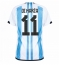 Billige Argentina Angel Di Maria #11 Hjemmebanetrøje VM 2022 Kort ærmer