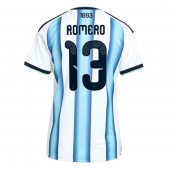 Billige Argentina Cristian Romero #13 Hjemmebanetrøje Dame VM 2026 Kort ærmer