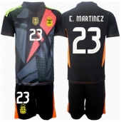 Billige Argentina Emiliano Martinez #23 Målmand Hjemmebanetrøje Børn Copa America 2024 Kort ærmer (+ bukser)