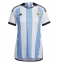 Billige Argentina Hjemmebanetrøje Dame VM 2022 Kort ærmer