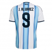 Billige Argentina Julian Alvarez #9 Hjemmebanetrøje VM 2026 Kort ærmer
