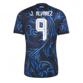Billige Argentina Julian Alvarez #9 Udebanetrøje VM 2026 Kort ærmer