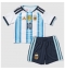 Billige Argentina Lionel Messi #10 Hjemmebanetrøje Børn VM 2026 Kort ærmer (+ bukser)