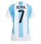 Billige Argentina Rodrigo De Paul #7 Hjemmebanetrøje Dame Copa America 2024 Kort ærmer
