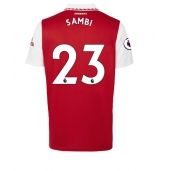 Billige Arsenal Albert Sambi Lokonga #23 Hjemmebanetrøje 2022-23 Kort ærmer