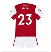 Billige Arsenal Albert Sambi Lokonga #23 Hjemmebanetrøje Børn 2022-23 Kort ærmer (+ bukser)