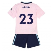 Billige Arsenal Albert Sambi Lokonga #23 Tredje trøje Børn 2022-23 Kort ærmer (+ bukser)