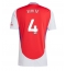 Billige Arsenal Ben White #4 Hjemmebanetrøje 2024-25 Kort ærmer