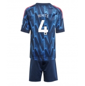 Billige Arsenal Ben White #4 Udebanetrøje Børn 2025-26 Kort ærmer (+ bukser)