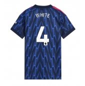 Billige Arsenal Ben White #4 Udebanetrøje Dame 2025-26 Kort ærmer