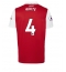 Billige Arsenal Benjamin White #4 Hjemmebanetrøje 2022-23 Kort ærmer