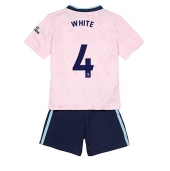 Billige Arsenal Benjamin White #4 Tredje trøje Børn 2022-23 Kort ærmer (+ bukser)