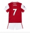 Billige Arsenal Bukayo Saka #7 Hjemmebanetrøje Børn 2022-23 Kort ærmer (+ bukser)