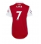 Billige Arsenal Bukayo Saka #7 Hjemmebanetrøje Dame 2022-23 Kort ærmer